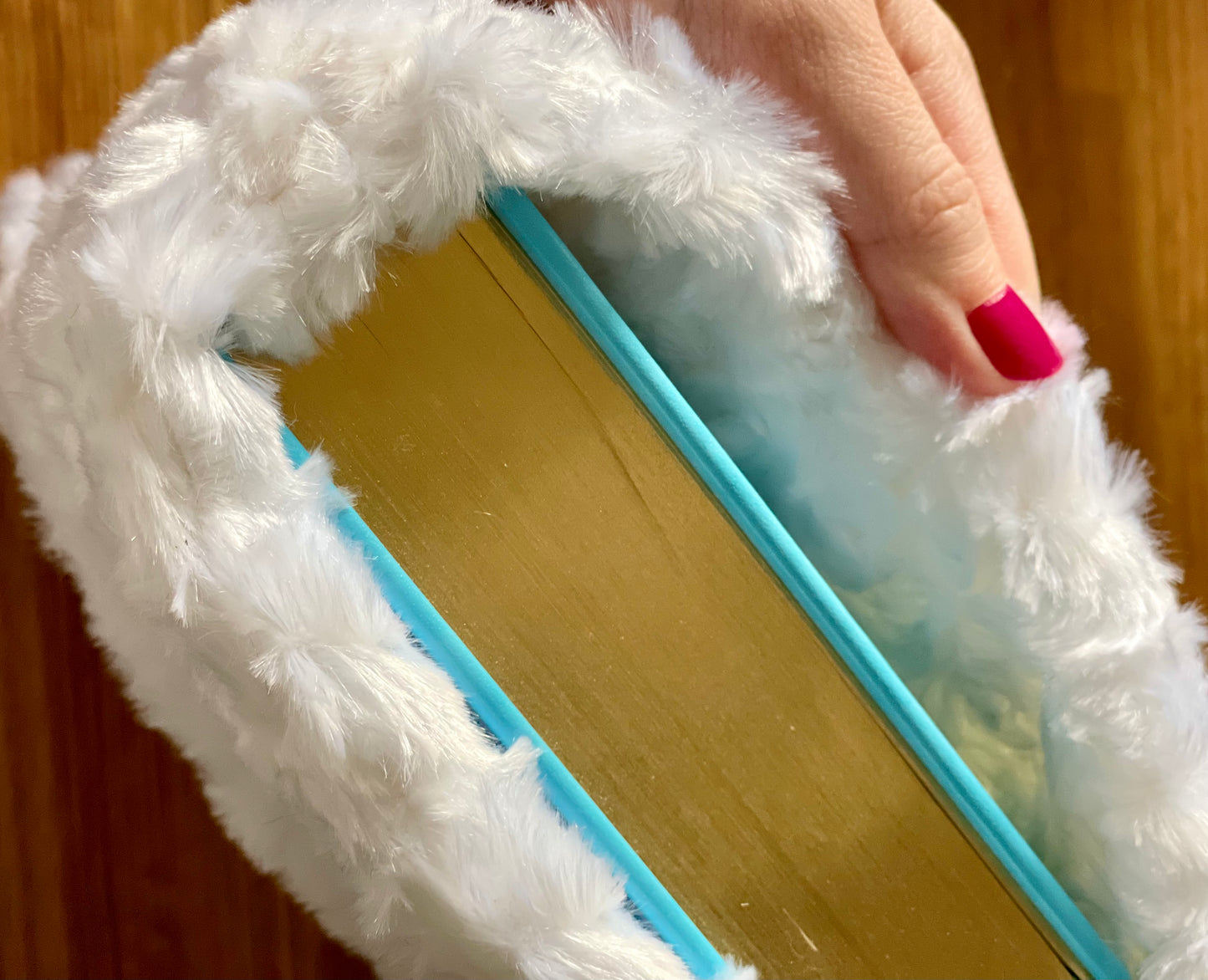 "White Fluffy Cloud" Book Sleeve