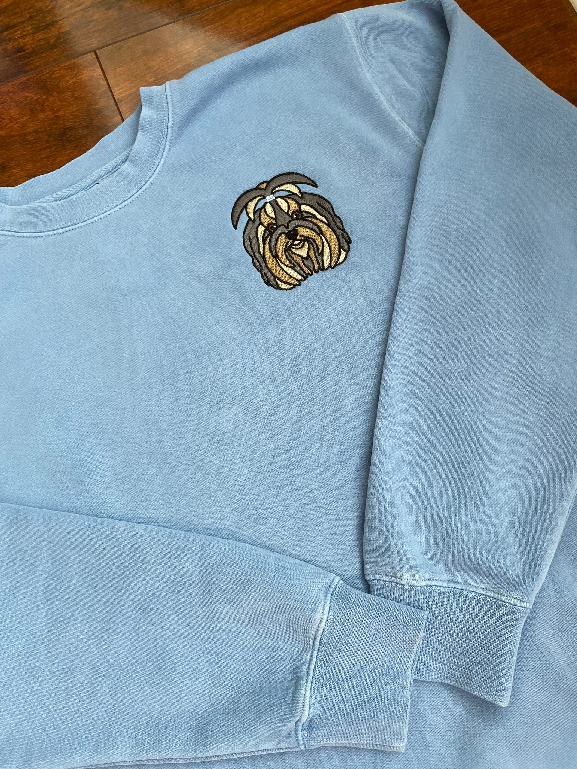 TTT MSW ティー 24SS Mulch embroidery crew neck sweat